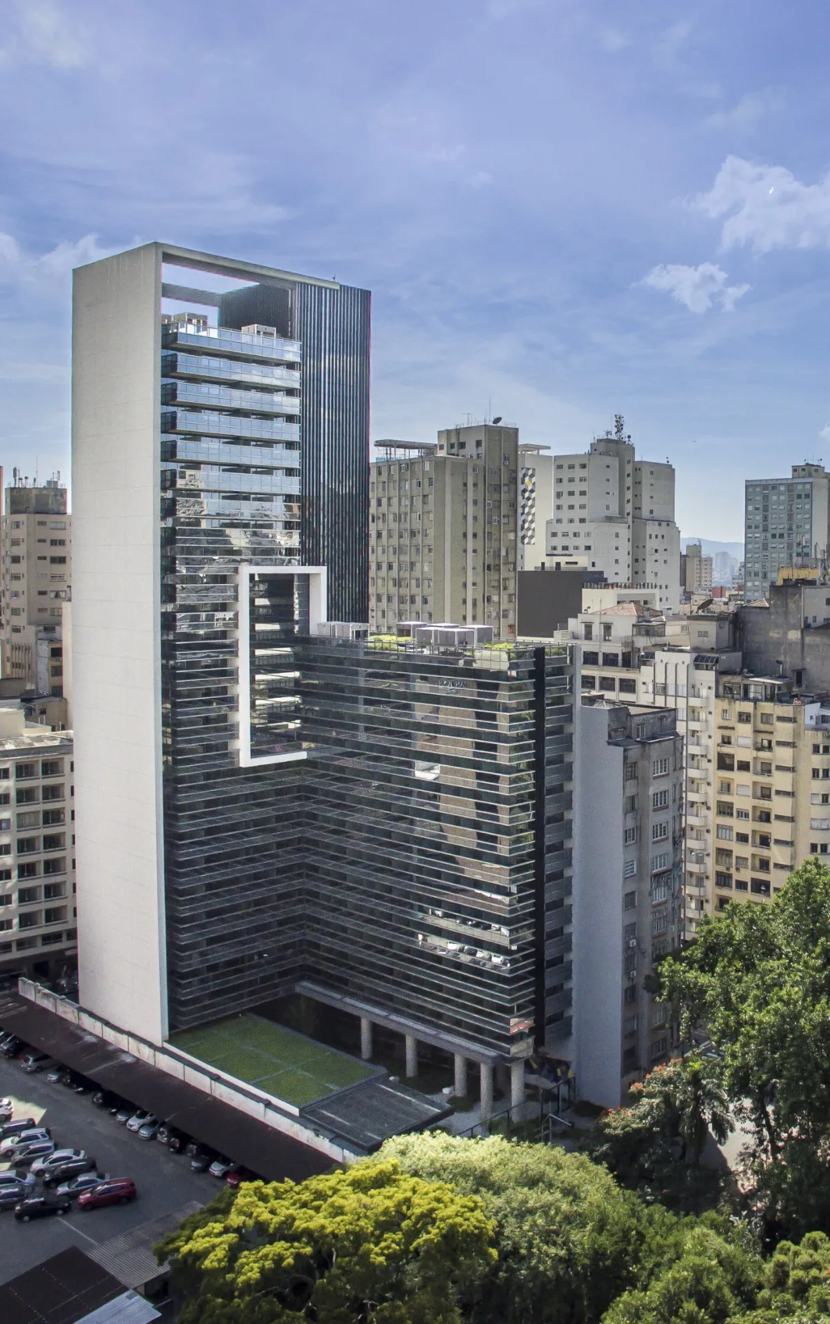Fachada do Setin Downtown Praça da República, lançamento em Centro, São Paulo