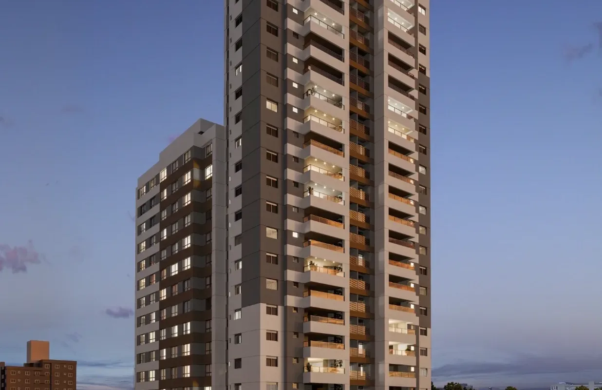 Fachada do Skyline, lançamento em Brooklin, São Paulo