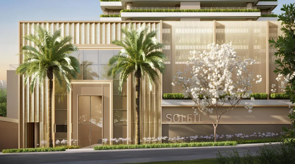 Fachada do empreendimento Soleil by Boca do Lobo