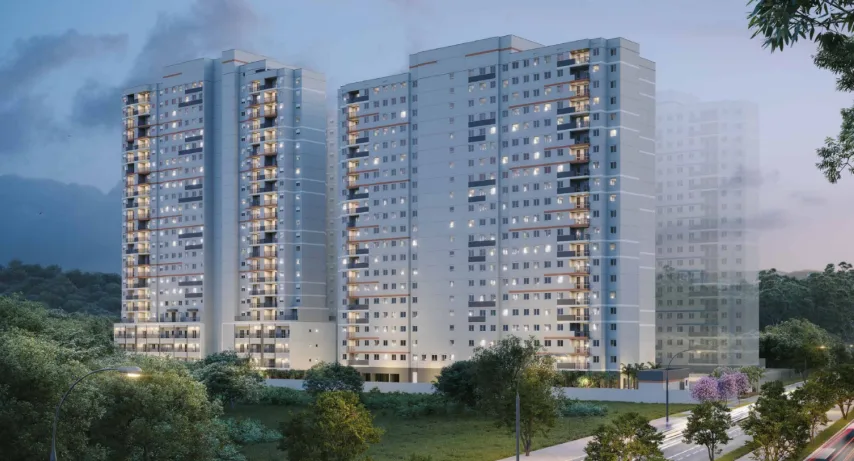 Fachada do empreendimento Soul Miguel Yunes – Short Stay