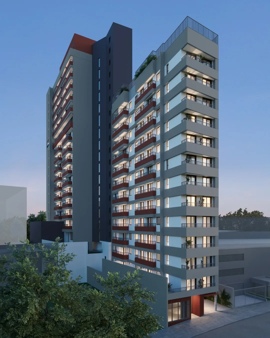 Fachada do Station Vila Madalena, lançamento em Vila Madalena, São Paulo