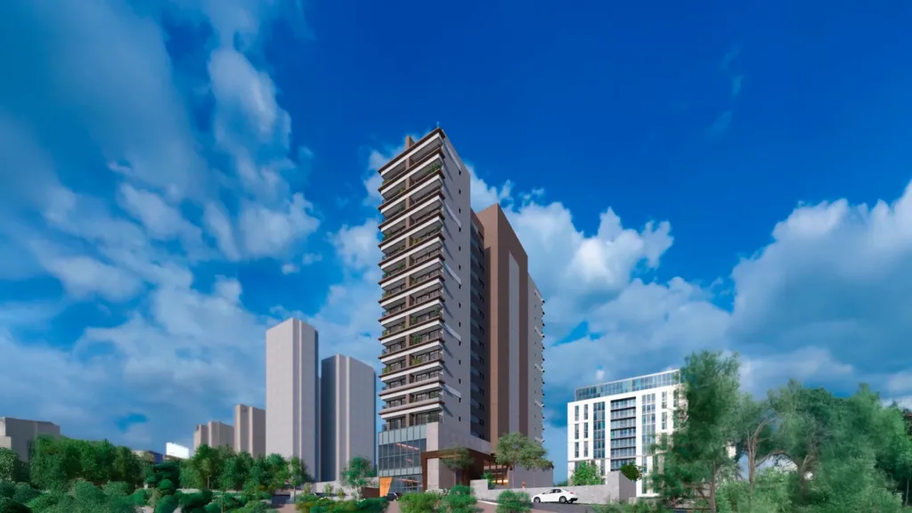 Fachada do empreendimento Stay Moema by Helbor – Short Stay