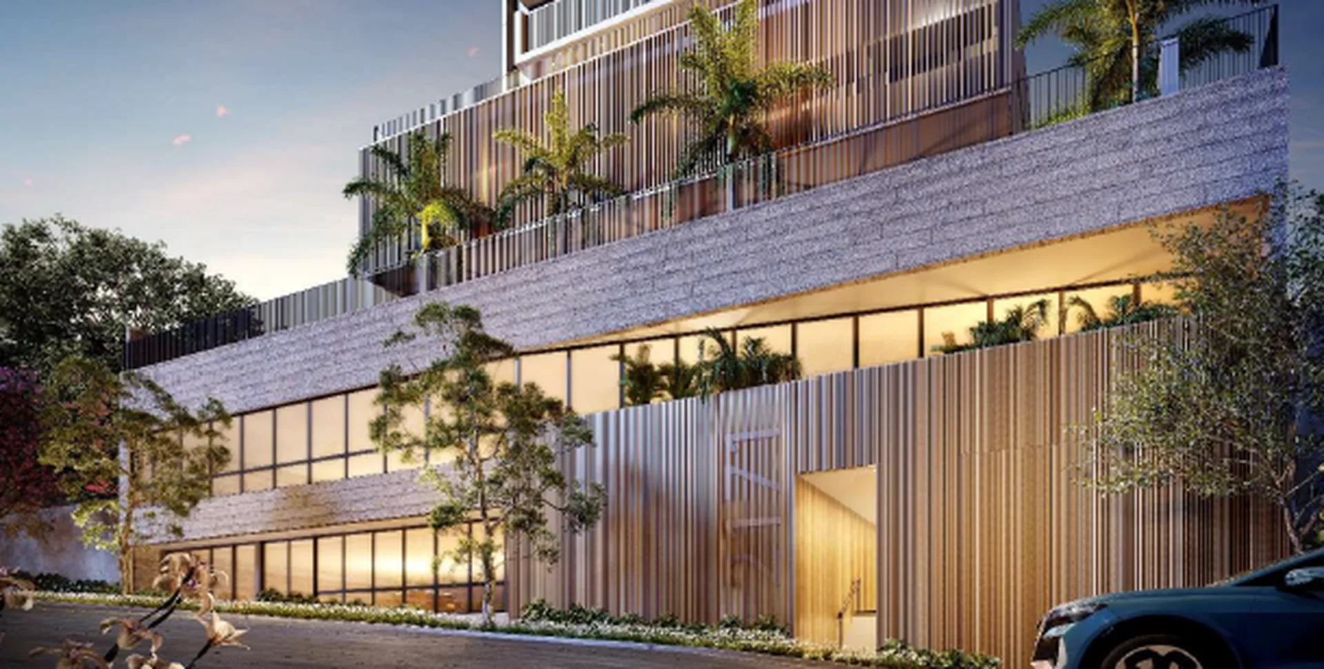 Fachada do Studios 2191 Augusta, lançamento em Jardim Paulista, São Paulo