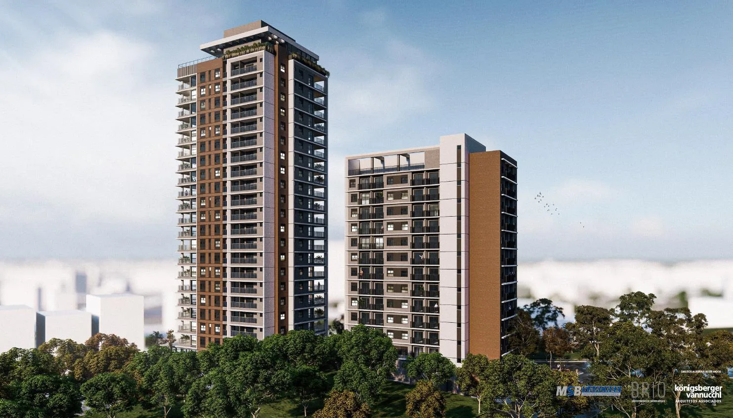 Fachada 2 do Sync Campo Belo em Campo Belo, São Paulo
