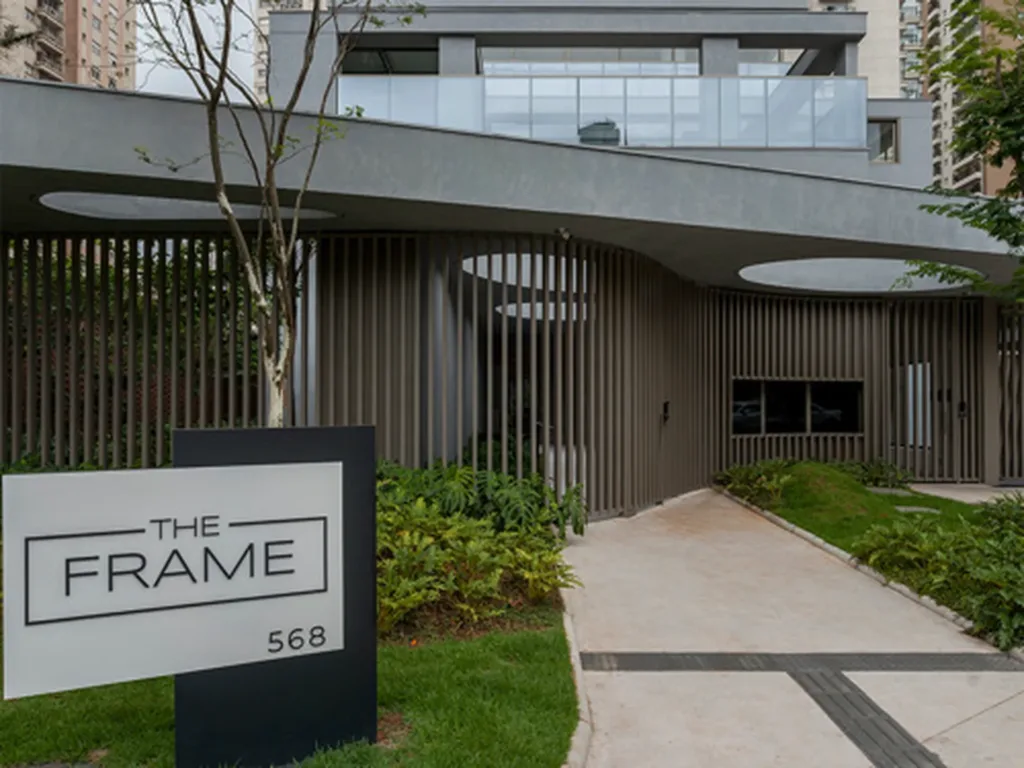 Fachada do empreendimento The Frame Vila Nova