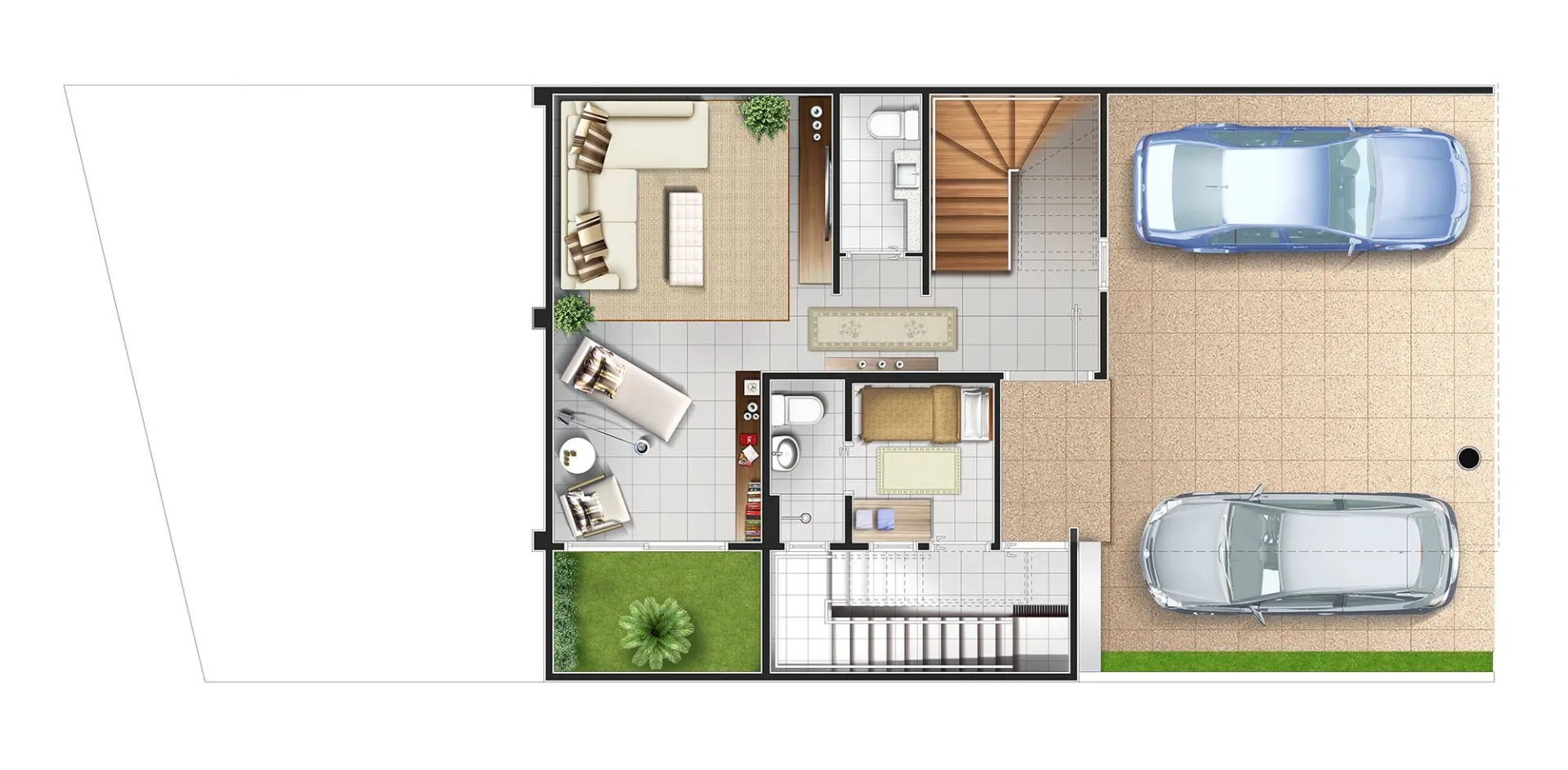 Planta do The Houses Pignatari em Morumbi — 4 dormitórios, 300 m²