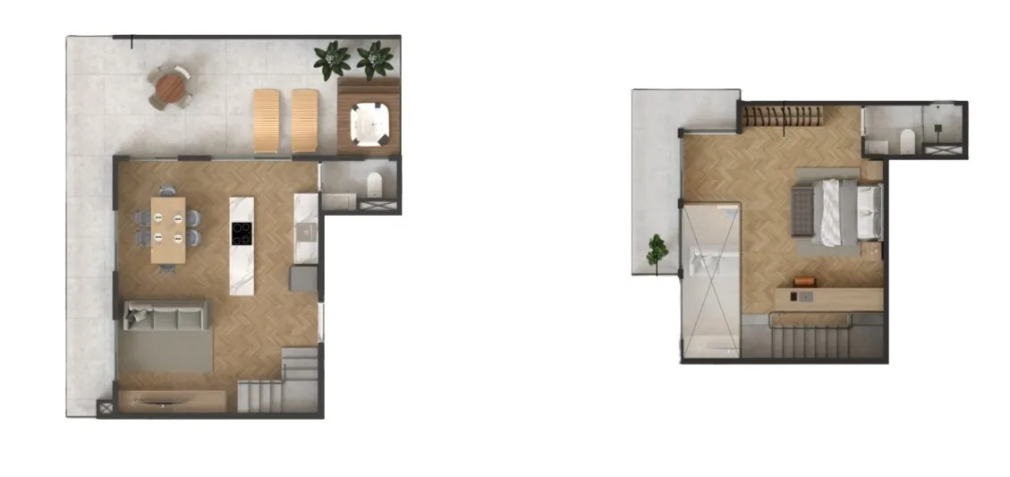 Planta do The Loft Butantã em Butantã — 1 dormitório – 103,17 m² Loft