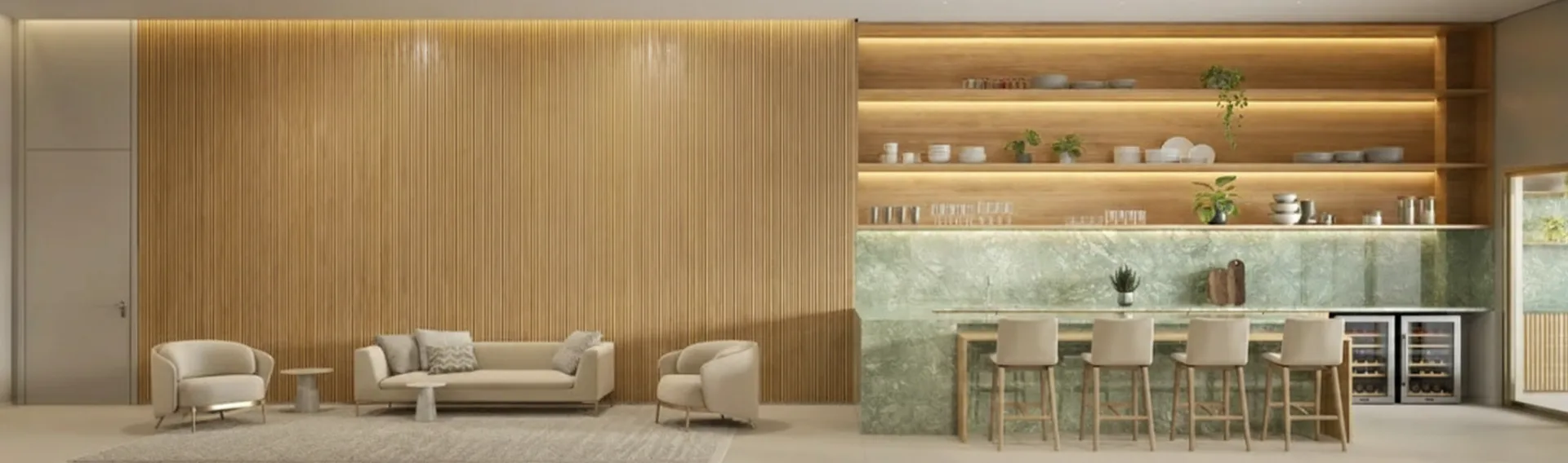 The New Residence Brooklin by Living — área de lazer 3