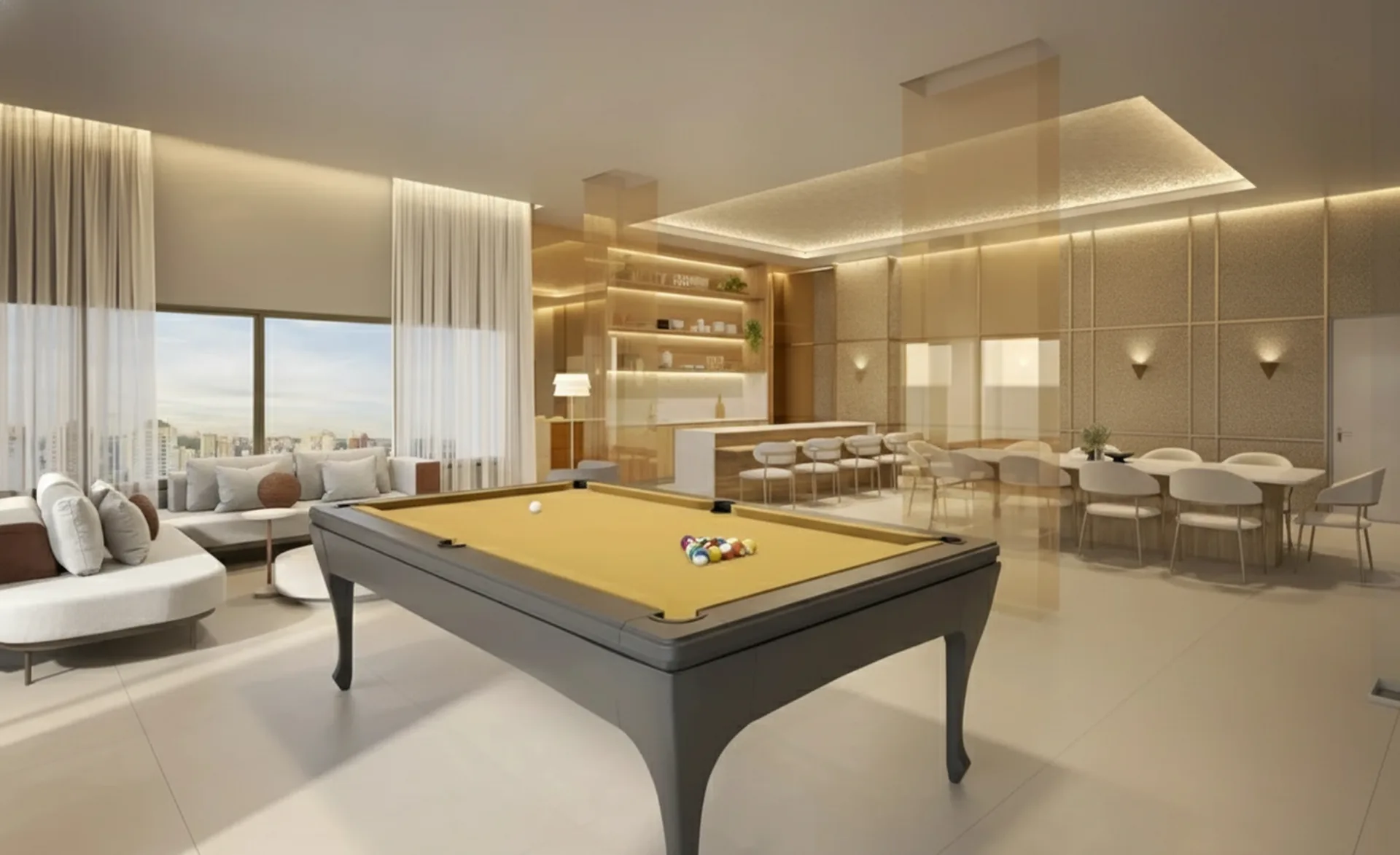 The New Residence Brooklin by Living — área de lazer 7