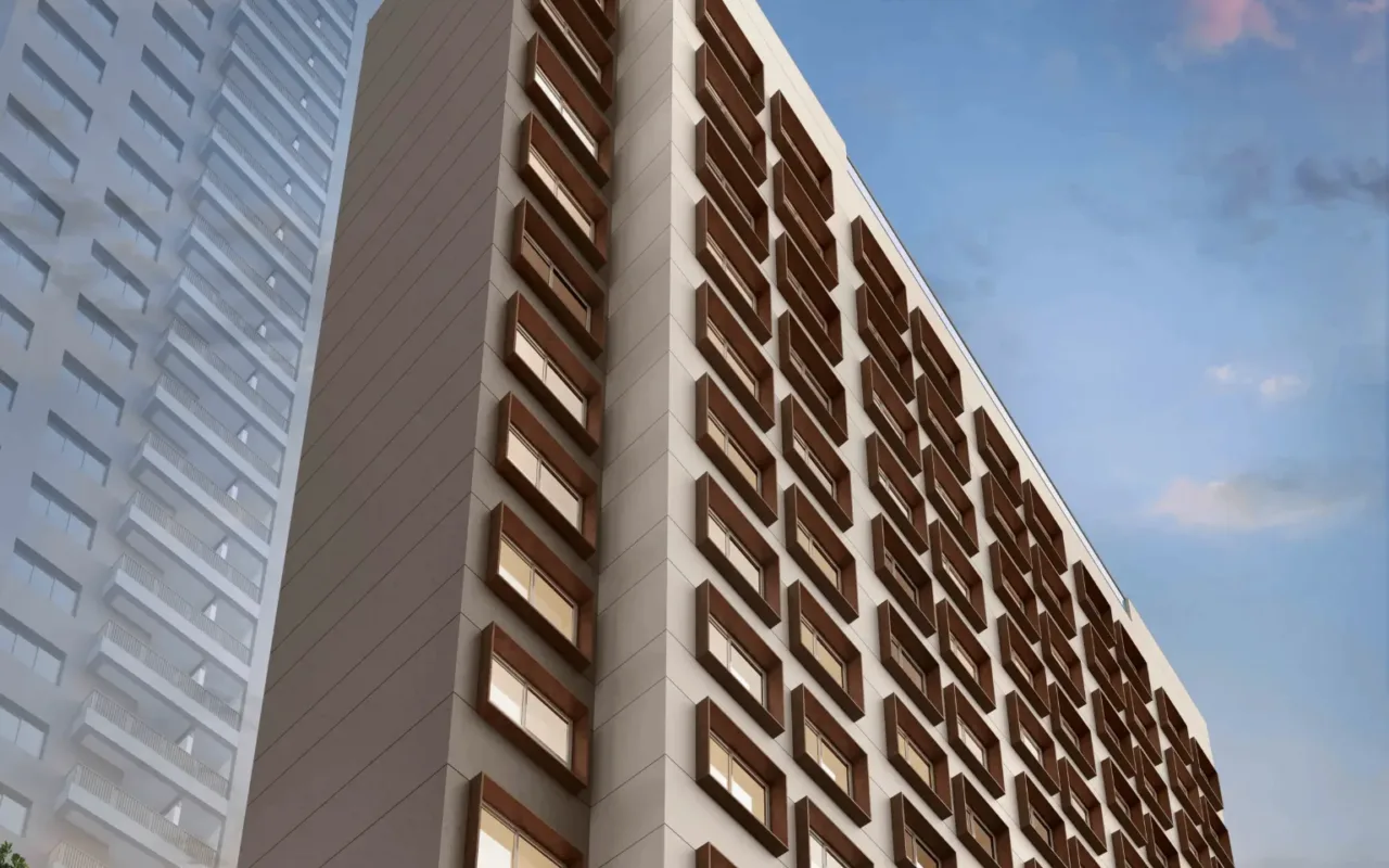 Fachada do Tièl Vila Nova Conceição, lançamento em Vila Nova Conceição, São Paulo