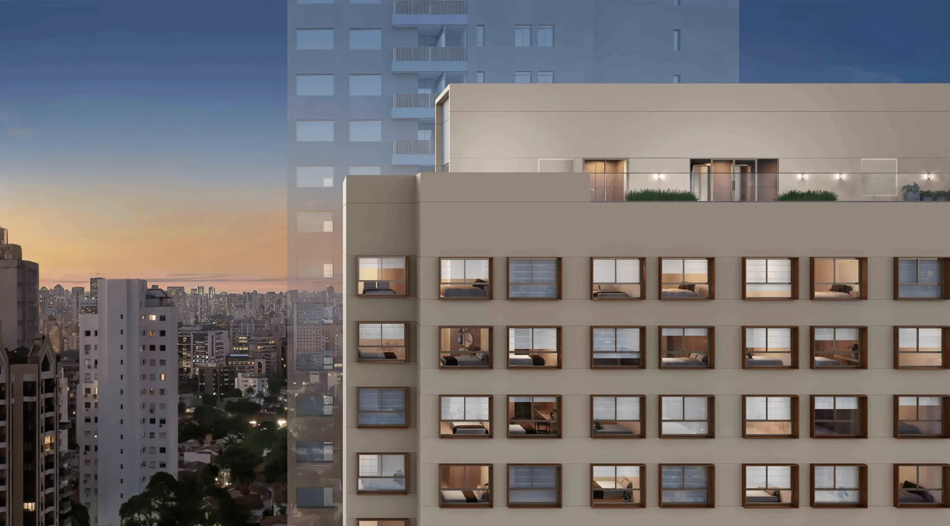 Fachada 2 do Tièl Vila Nova Conceição em Vila Nova Conceição, São Paulo