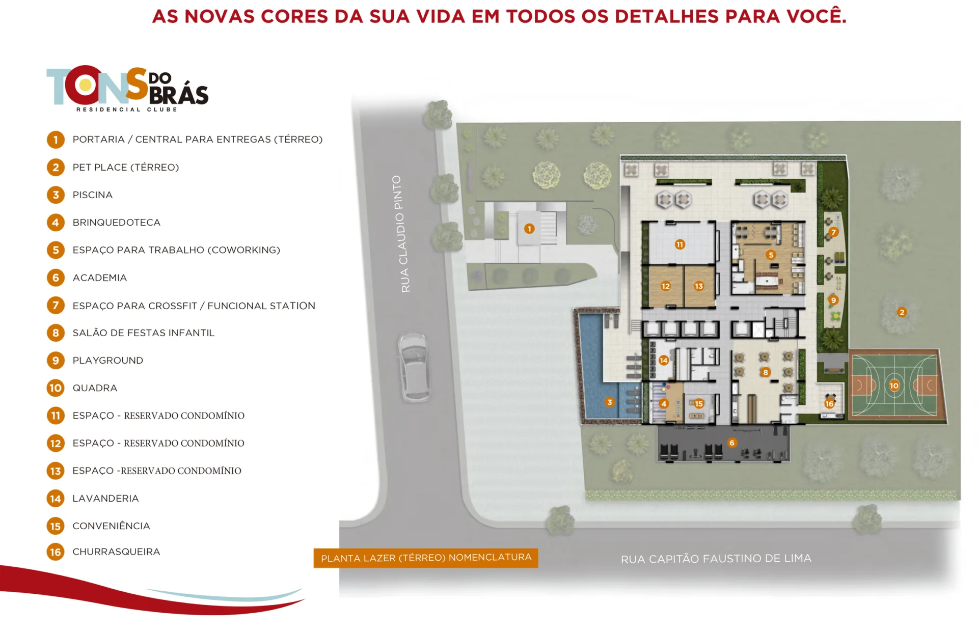 Planta do Tons do Brás em Brás — Apartamento de 2 dorms