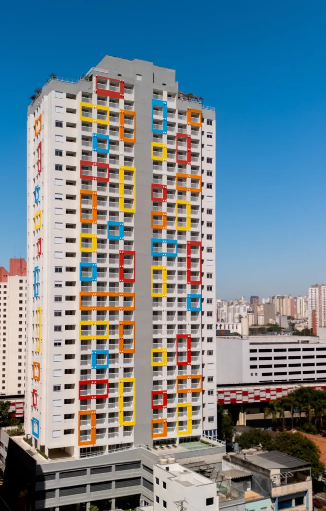 Fachada do empreendimento Tons do Brás – Short Stay