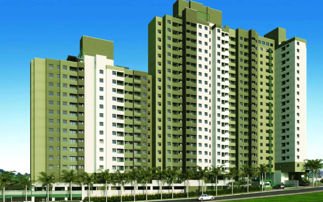 Fachada do Top Campo Limpo Fase 1, lançamento em Campo Limpo, São Paulo