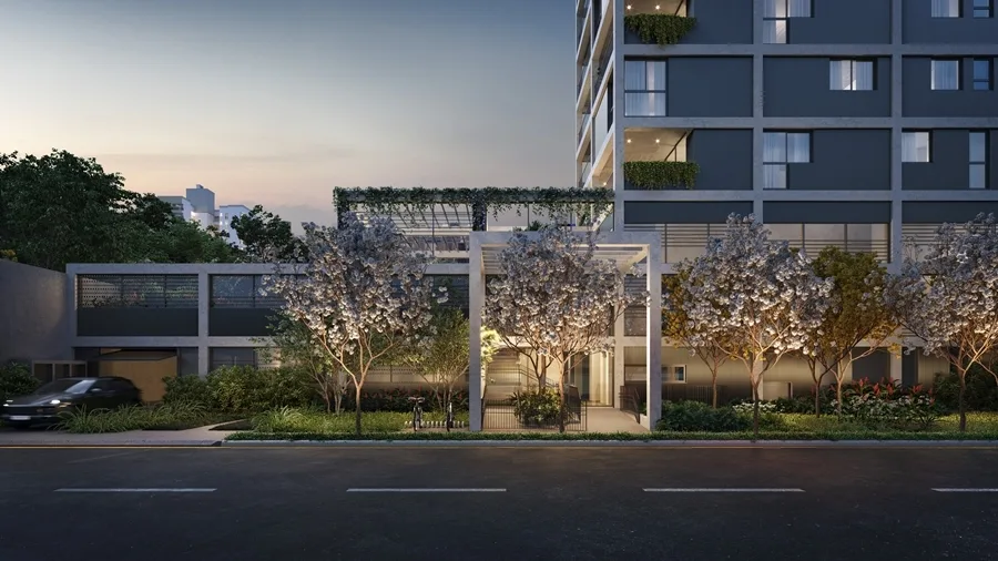 Fachada 2 do UnLimited Homes em Vila Olímpia, São Paulo