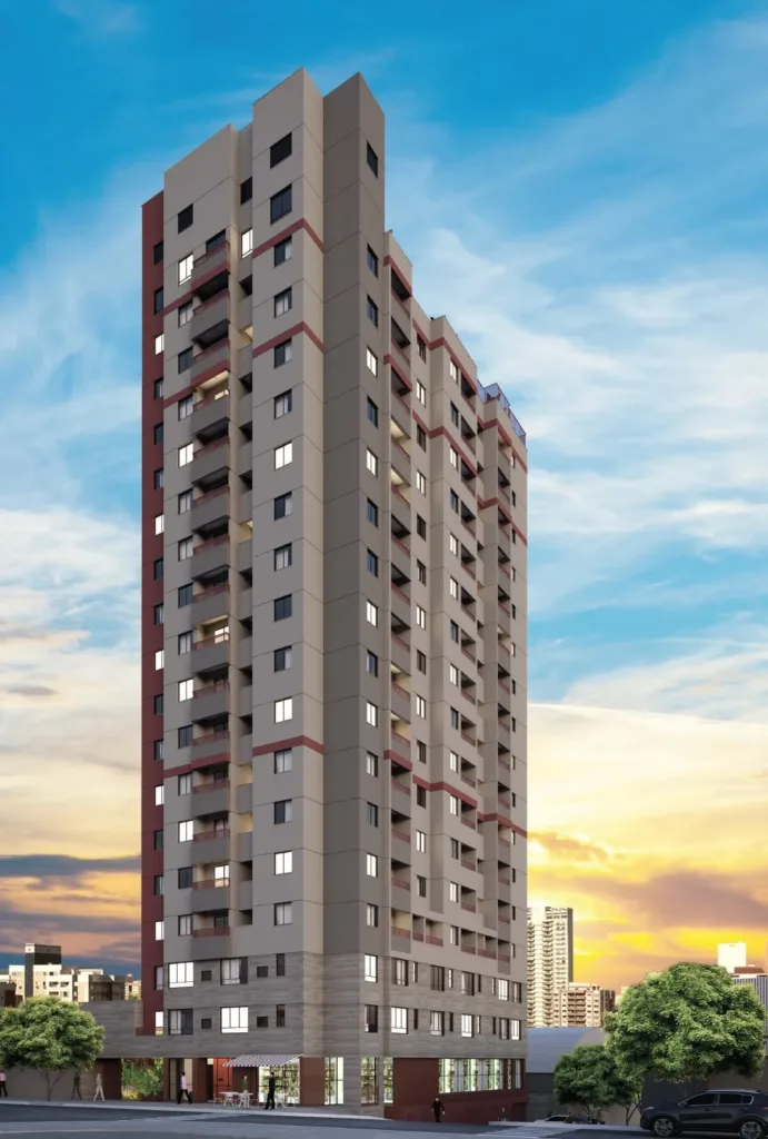 Fachada do empreendimento Up Jardim Prudência – Short Stay