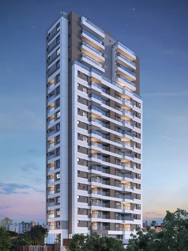 Fachada do Upper Brooklin, lançamento em Brooklin, São Paulo