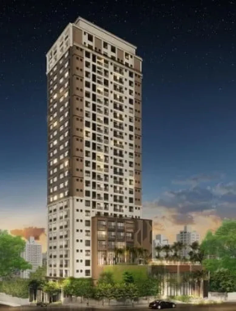 Fachada do empreendimento Upper West Perdizes