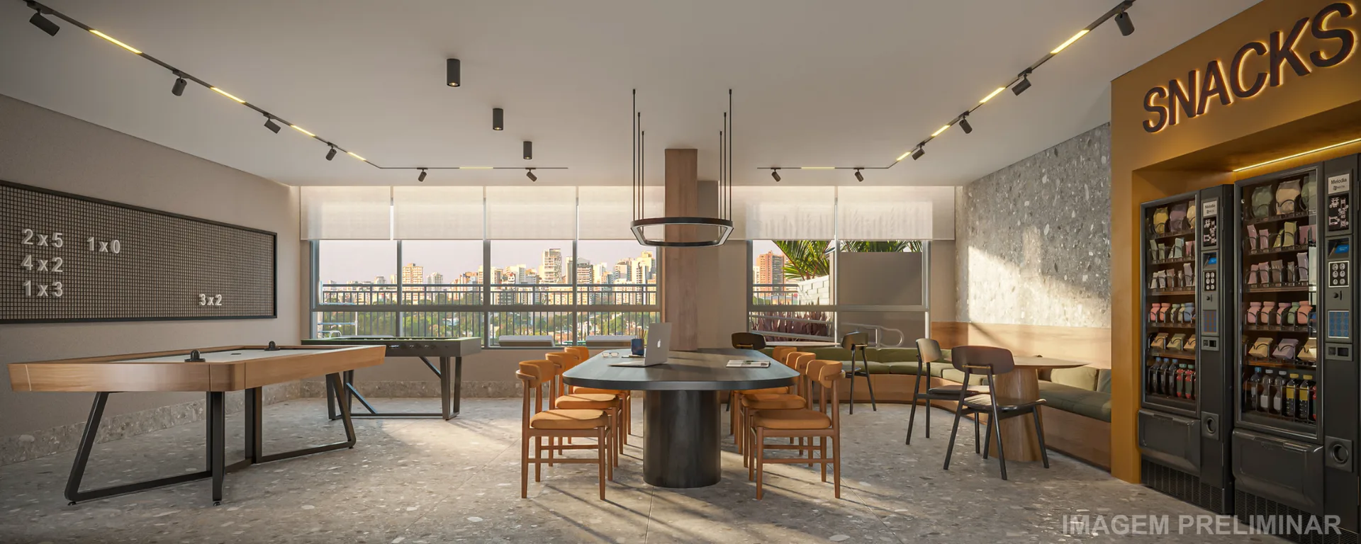 Vértice Butantã Smart Spaces — área de lazer 7