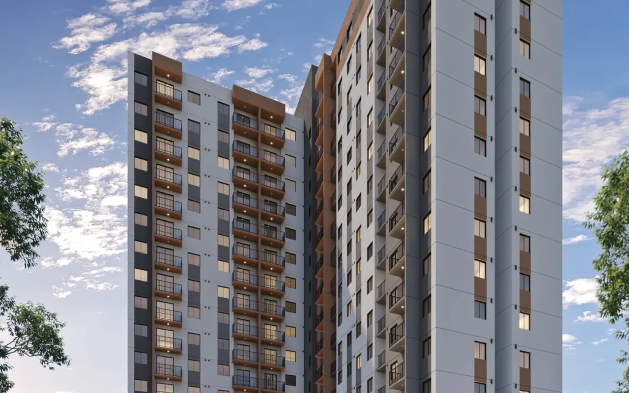 Fachada do Vila 197, lançamento em Vila Guilherme, São Paulo