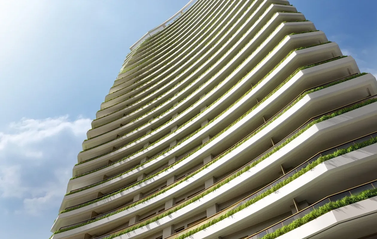 Fachada do Villa Milano Lifestyle by Versace Home, lançamento em Moema, São Paulo