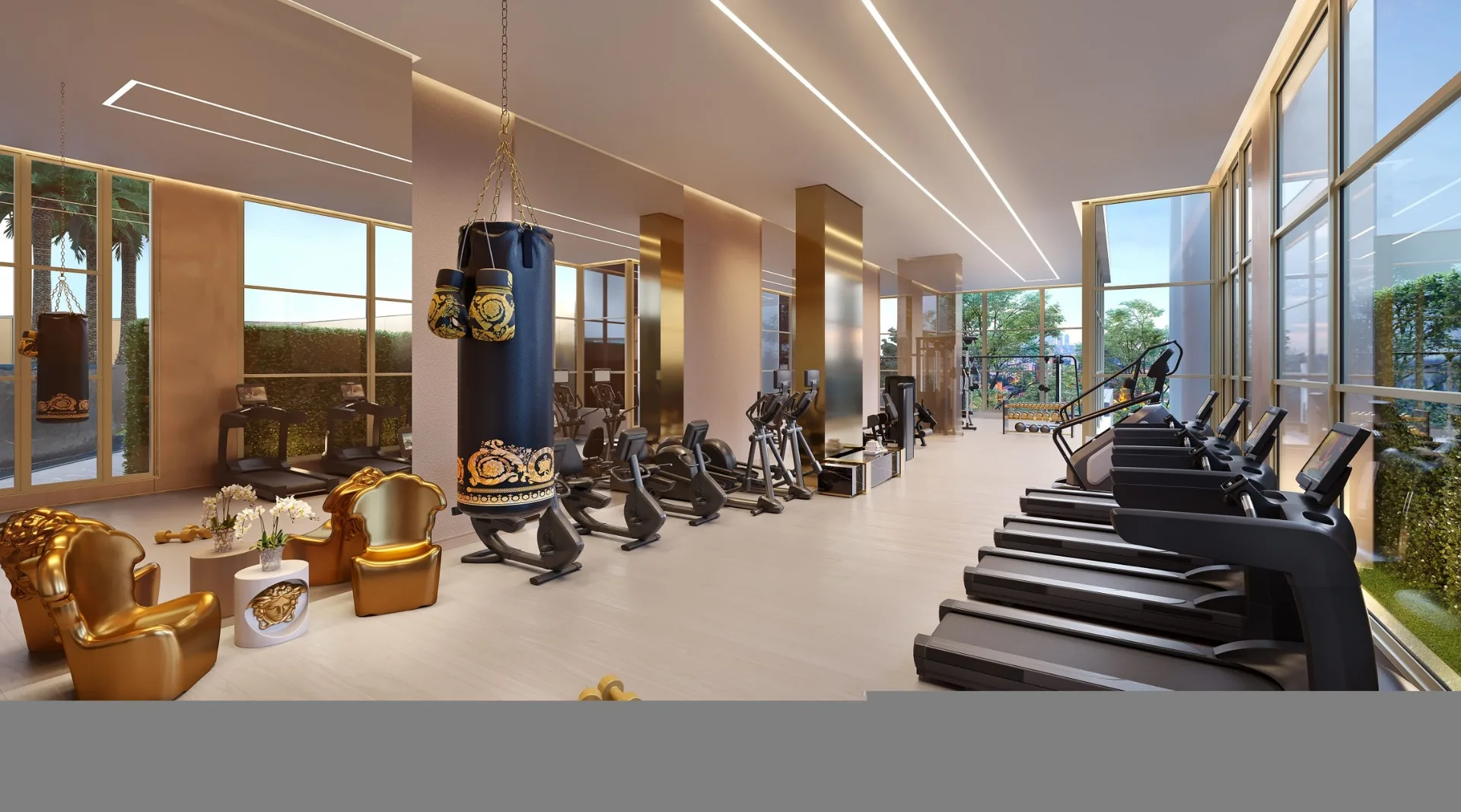 Villa Milano Lifestyle by Versace Home — área de lazer 1