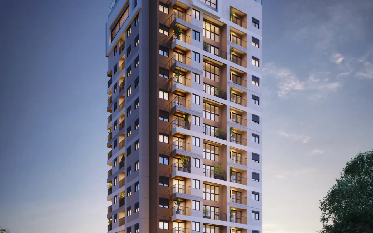 Fachada do VIP Vila Prudente, lançamento em Vila Prudente, São Paulo