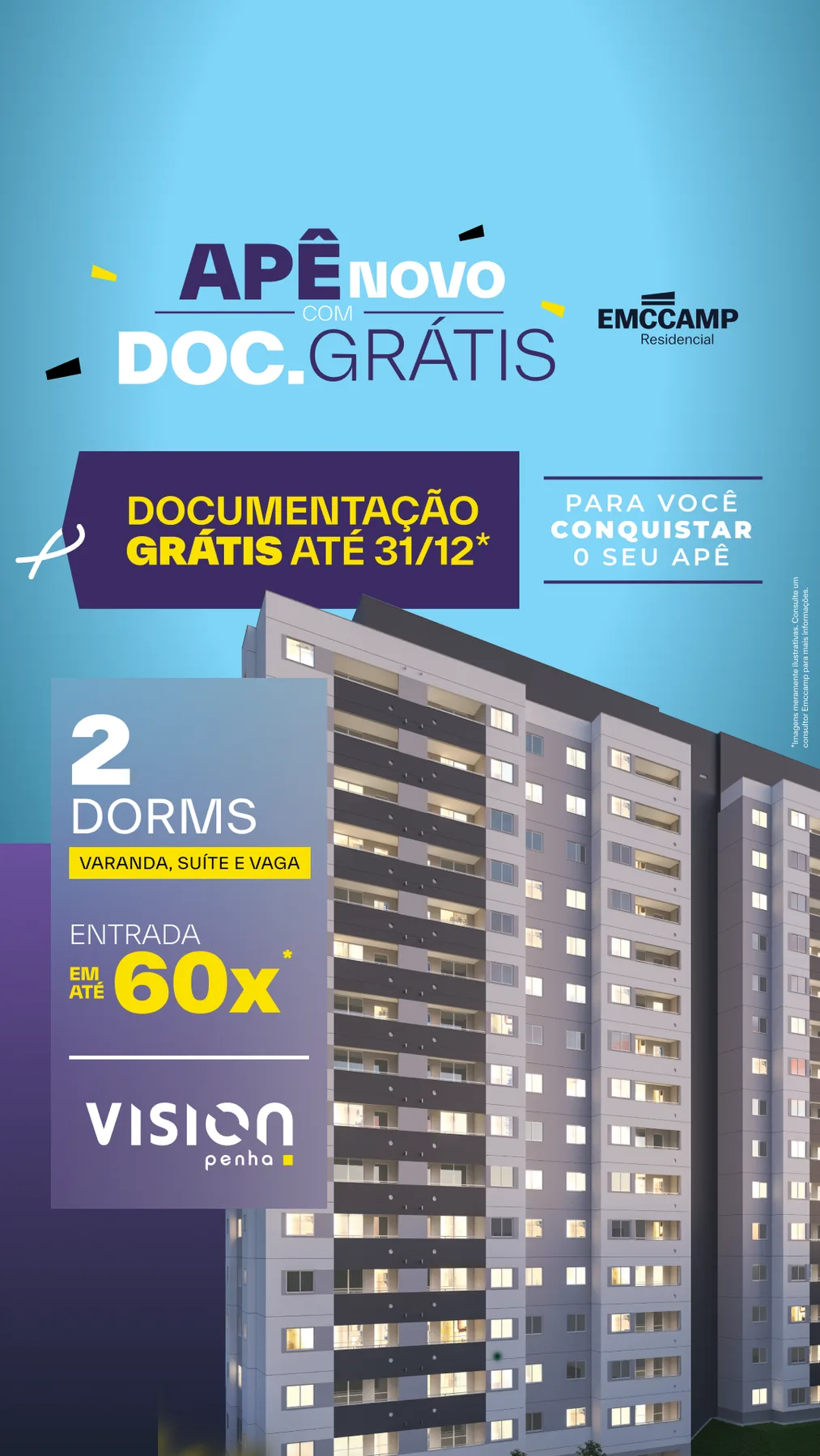 Fachada 2 do Vision Penha em Penha, São Paulo