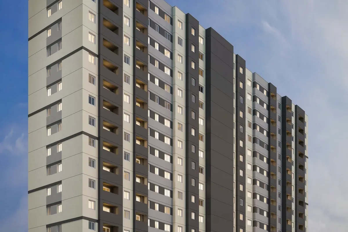 Fachada do Vivaz Clube Barra Funda Fase 2, lançamento em Barra Funda, São Paulo