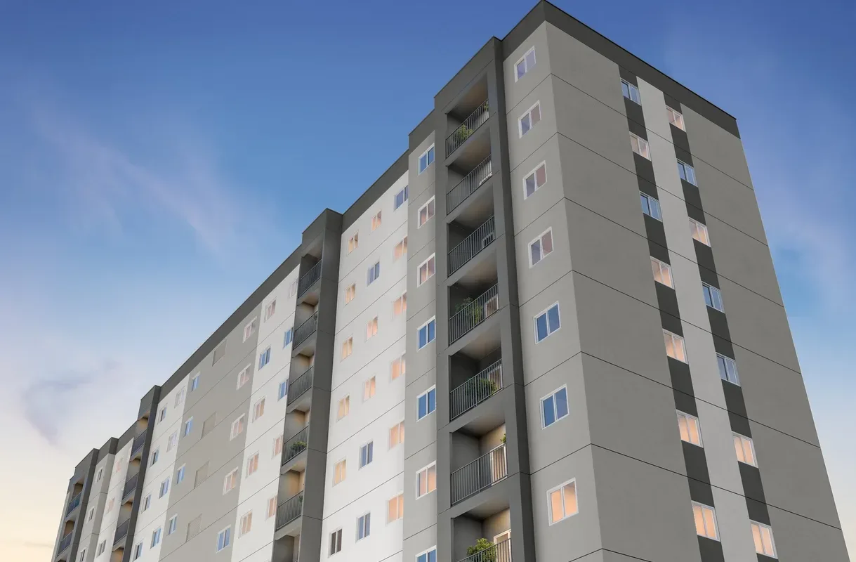 Fachada do Vivaz Nações Unidas 1, lançamento em Jurubatuba, São Paulo