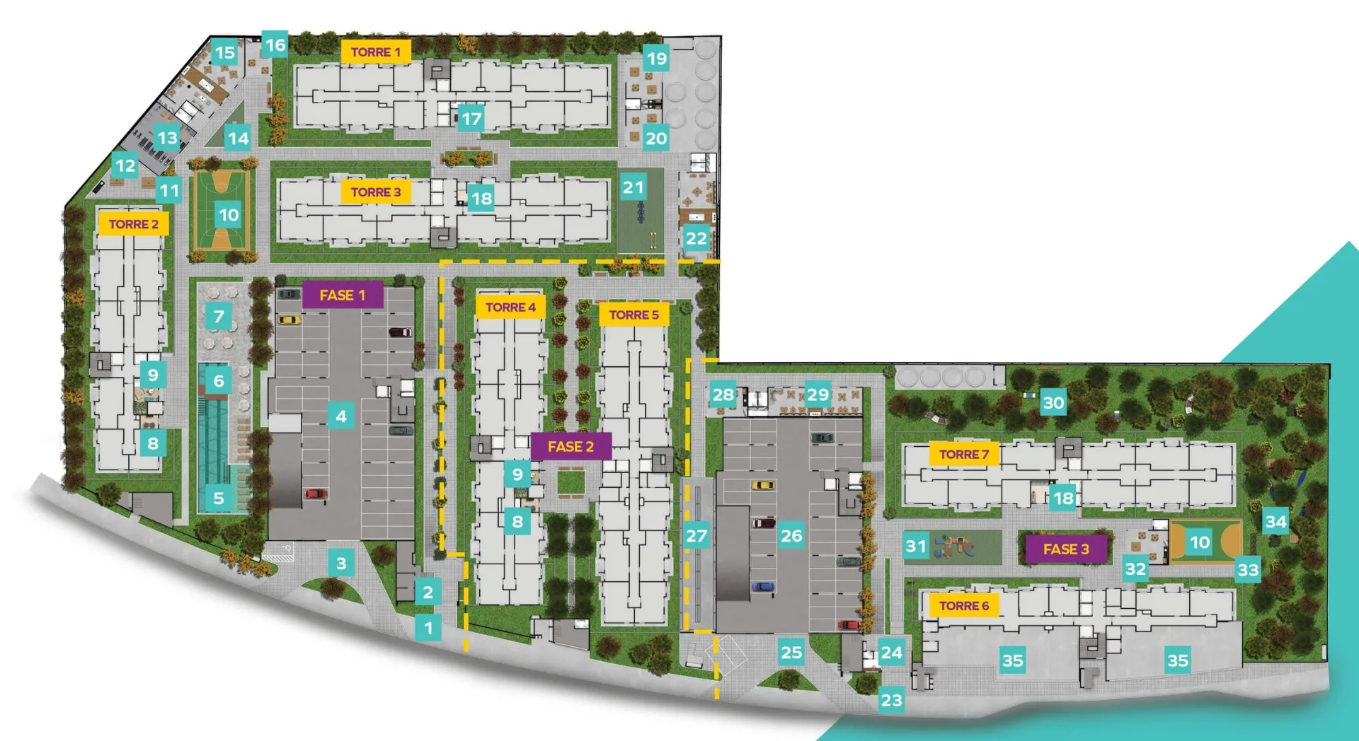 Planta do Vivaz Penha – Fase 2 em Penha, São Paulo