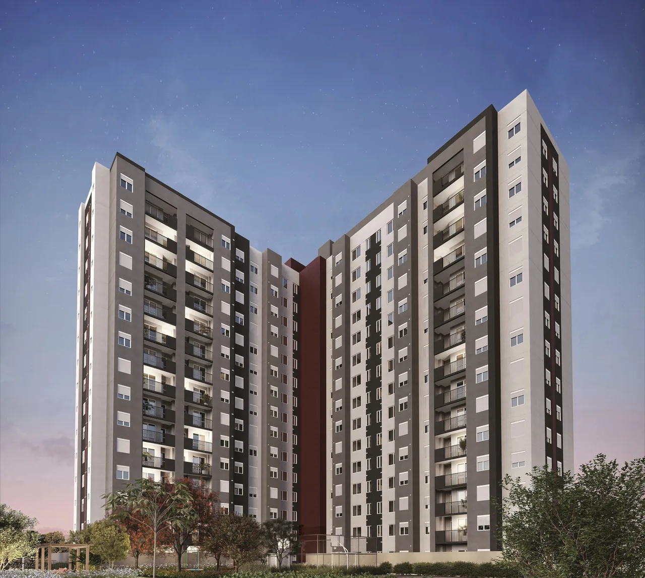 Fachada do Vivaz Prime Vila Maria, lançamento em Vila Maria, São Paulo