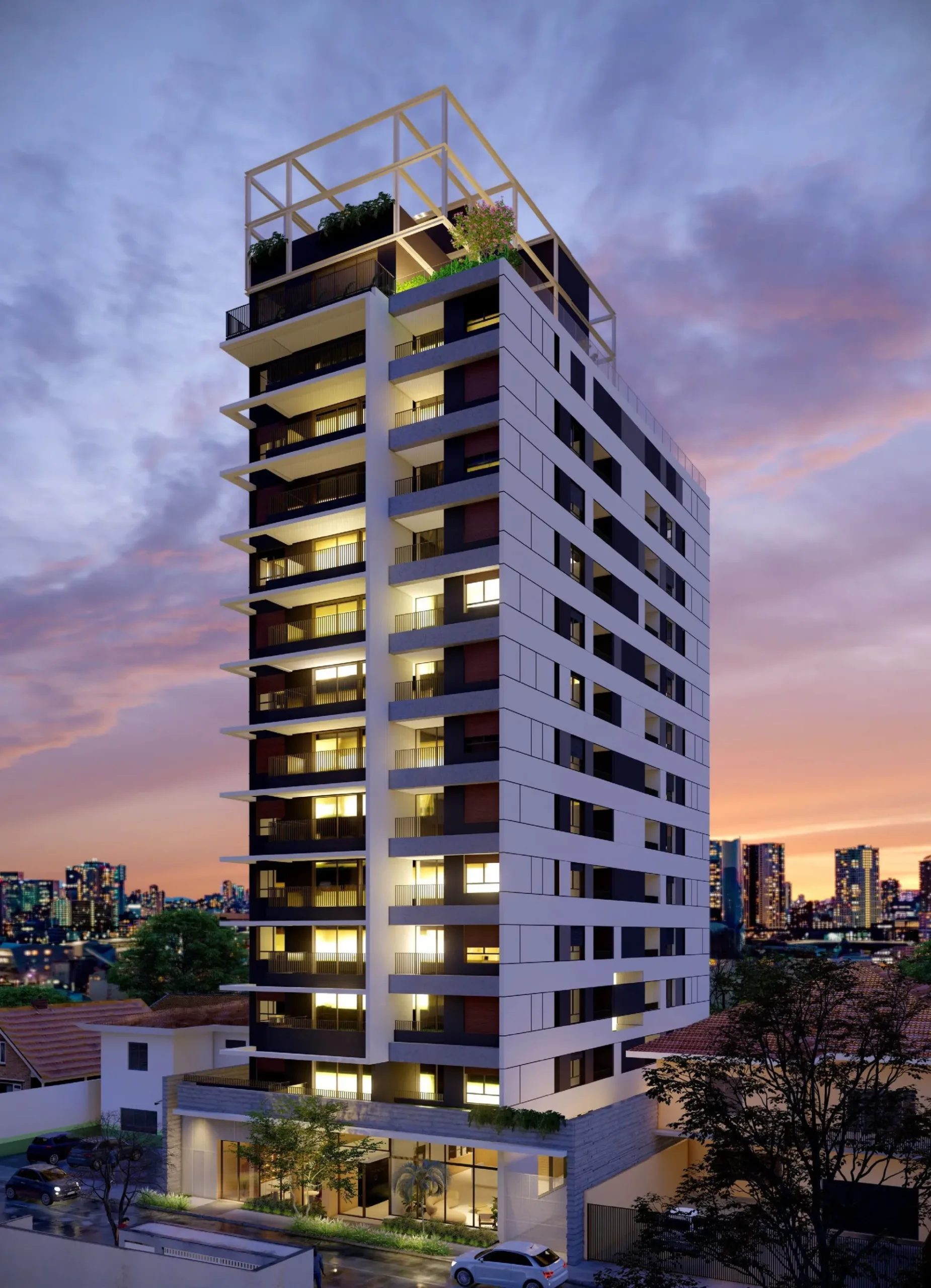 Fachada do WALKBITTENCOURT, lançamento em Vila Clementino, São Paulo