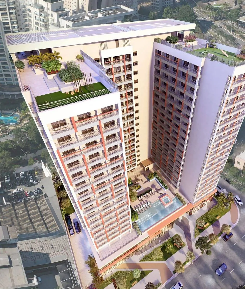 Fachada 2 do Zip Brooklin em Brooklin, São Paulo
