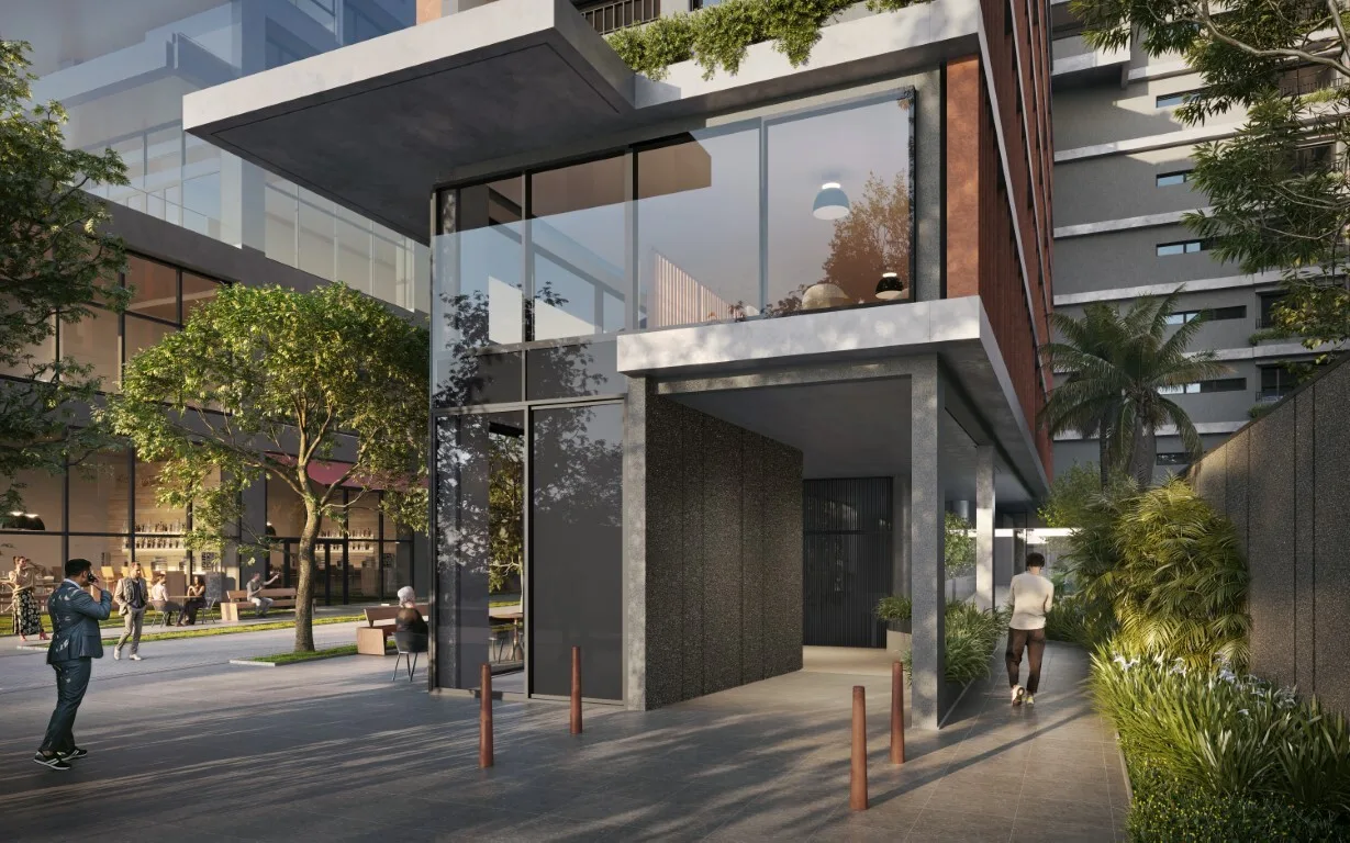 Fachada do 177 Jerônimo – Comercial, lançamento em Itaim Bibi, São Paulo