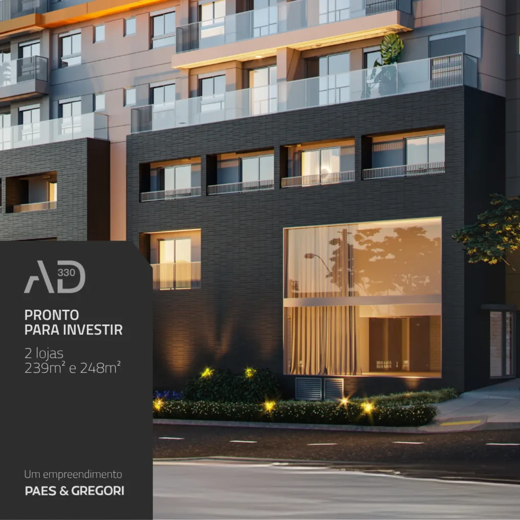 Fachada do empreendimento AD 330 – Comercial