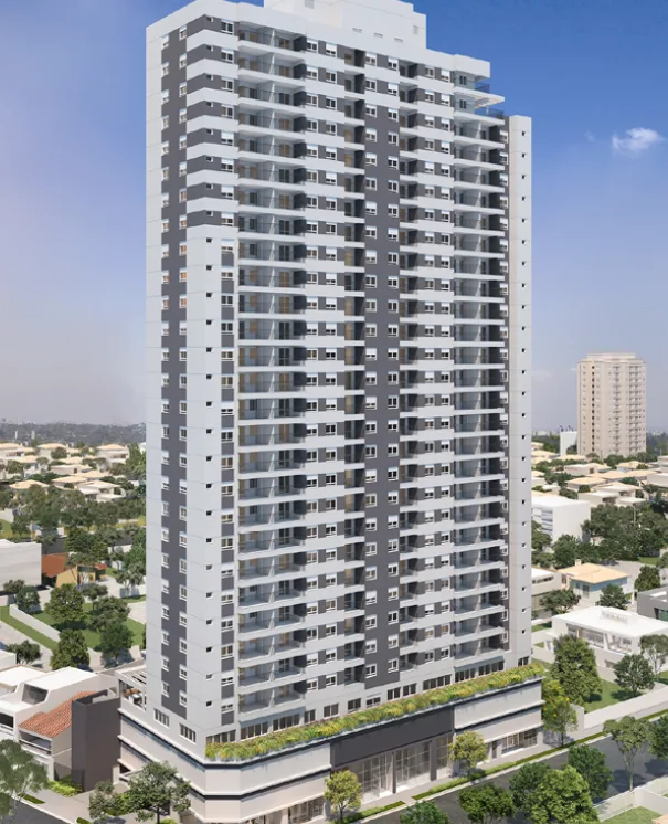 Fachada do Alive Home Club Belém – Comercial, lançamento em Belenzinho, São Paulo
