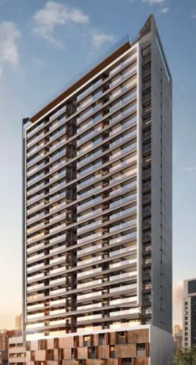 Fachada do Ária Higienópolis – Comercial, lançamento em Higienópolis, São Paulo