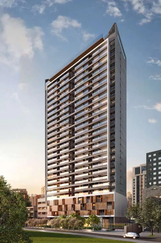 Fachada do Ária Higienópolis – Comercial, lançamento em Higienópolis, São Paulo
