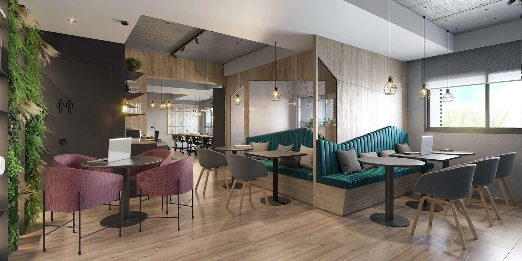 Lazer coworking do Ária Higienópolis – Comercial em Higienópolis, São Paulo