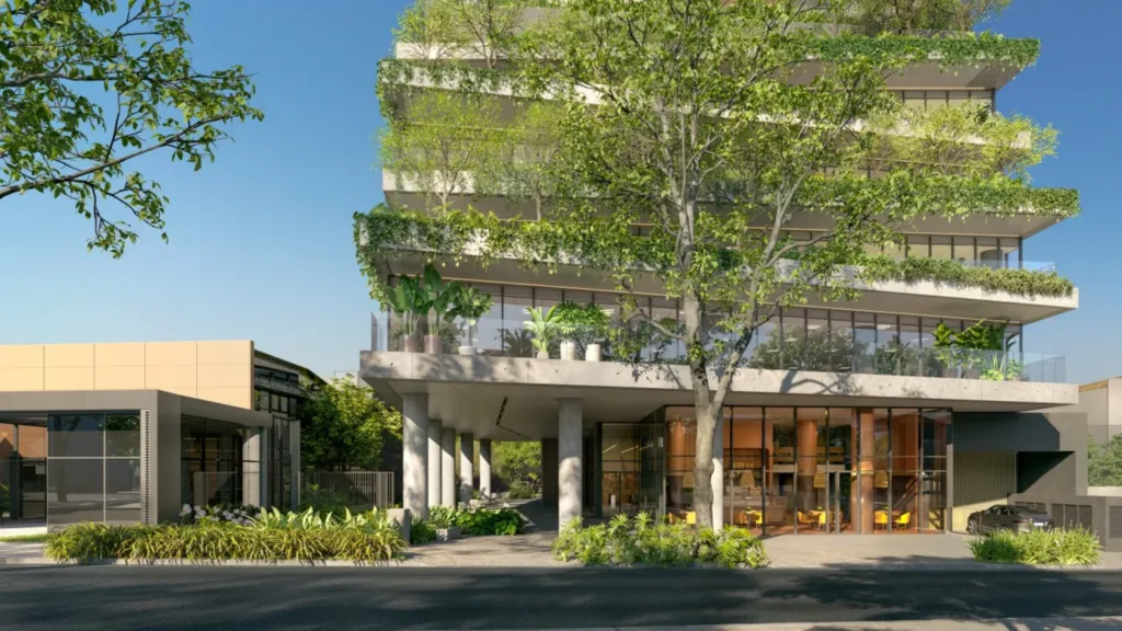Fachada do empreendimento Bela – Comercial