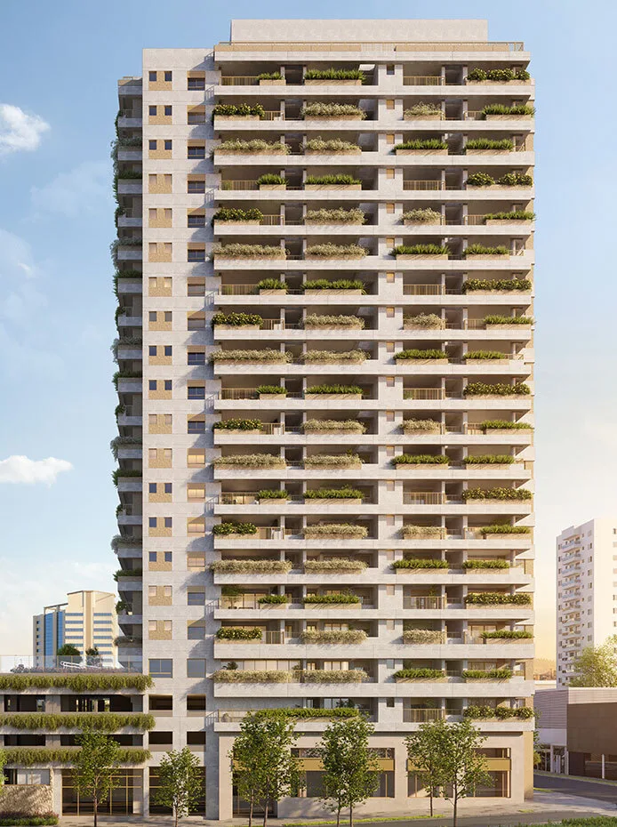 Fachada 2 do Bem Moema Studios – Comercial em Moema, São Paulo