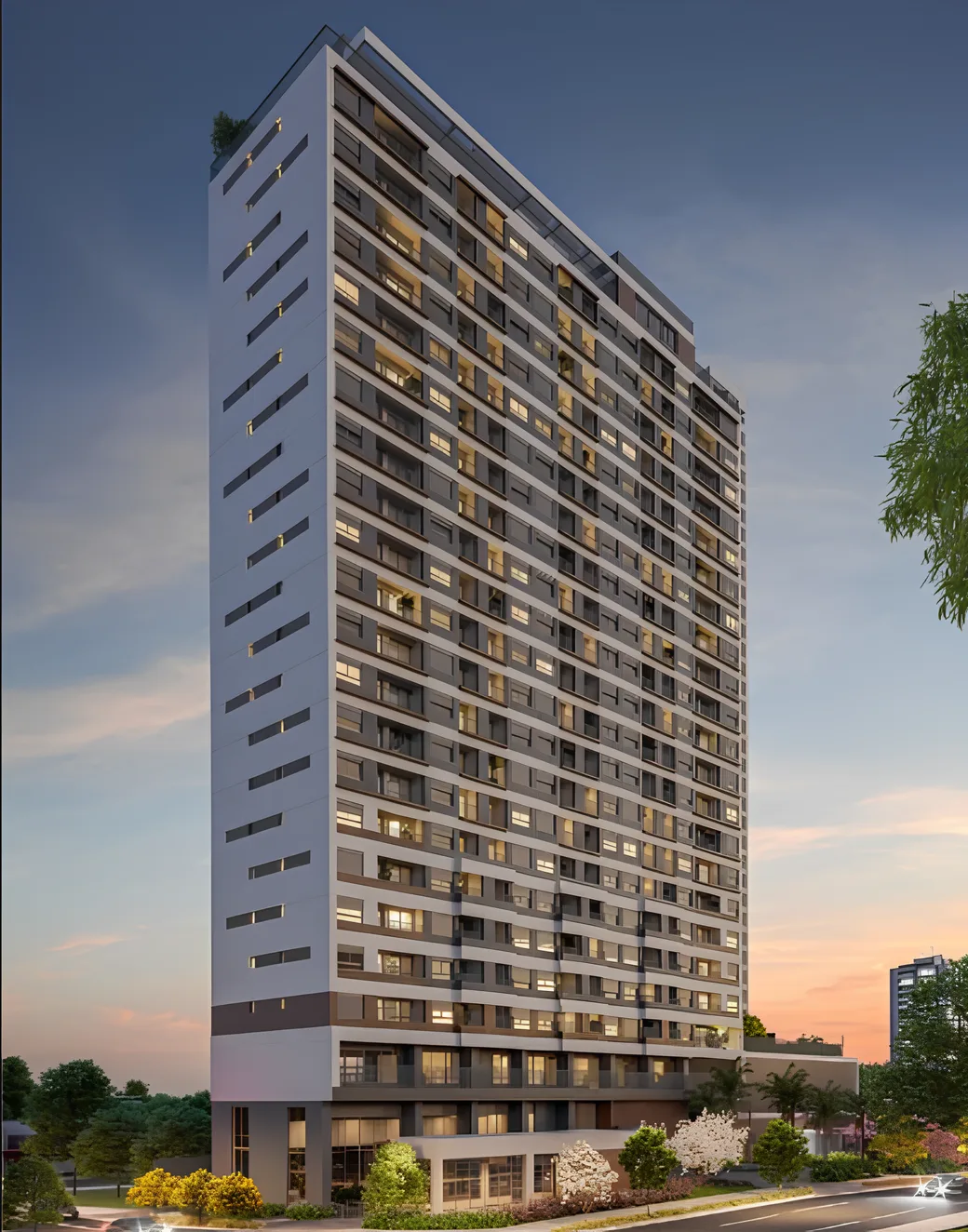 Fachada do BoulevarDiálogo Butantã Smart – Comercial, lançamento em Butantã, São Paulo