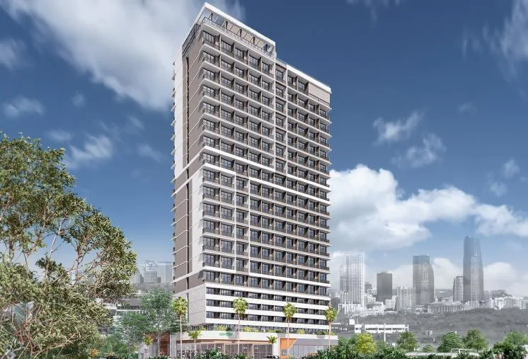 Fachada do BRK by Helbor – Comercial, lançamento em Brooklin, São Paulo