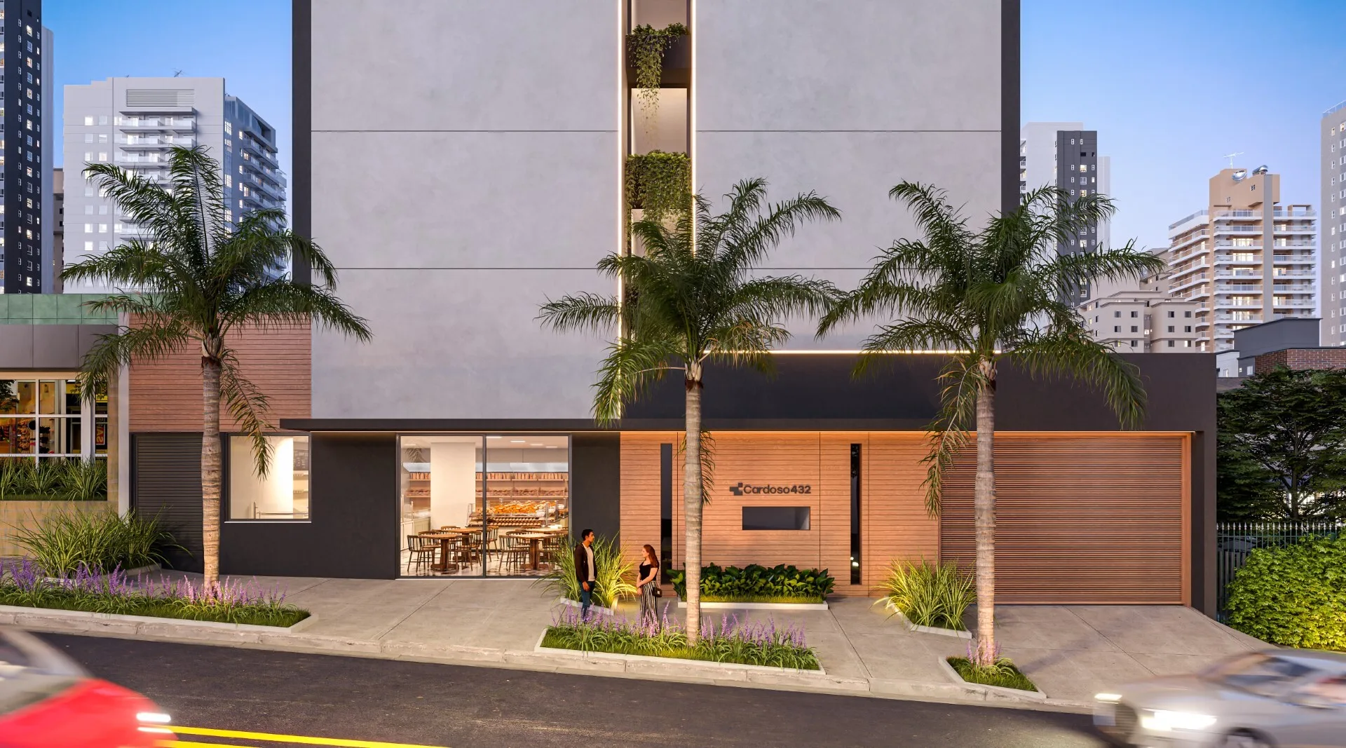 Fachada do Cardoso432 – Comercial, lançamento em Perdizes, São Paulo