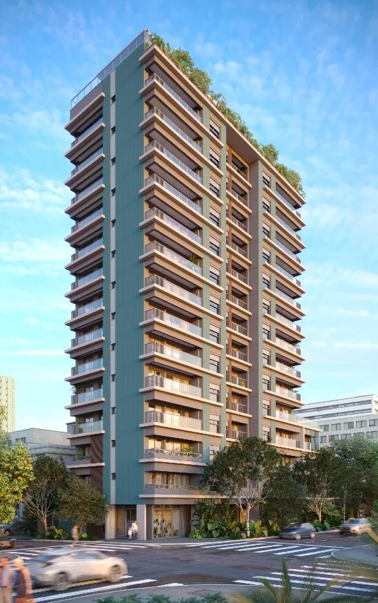 Fachada 2 do Claris – Comercial em Indianópolis, São Paulo