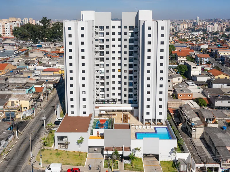 Fachada do Damasio Club – Comercial, lançamento em São Paulo