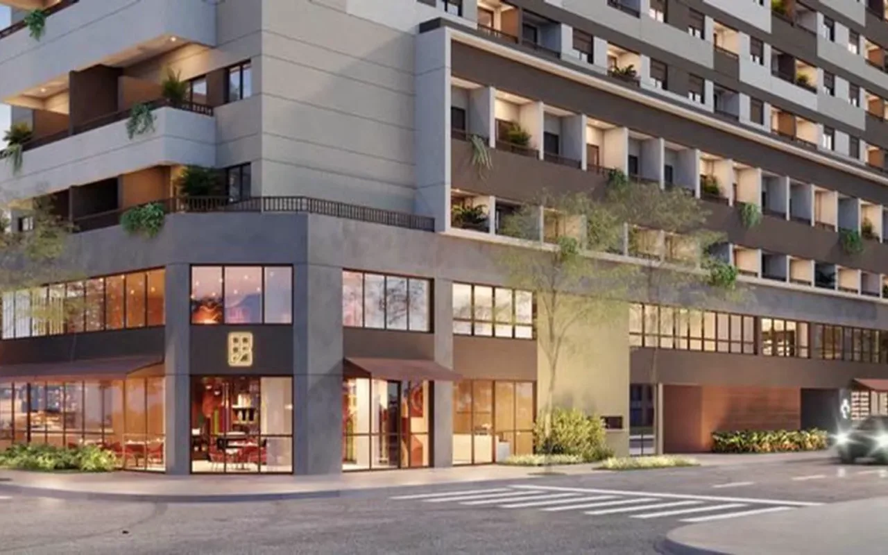 Fachada do Estilo Vila Olímpia – Comercial, lançamento em Vila Olímpia, São Paulo