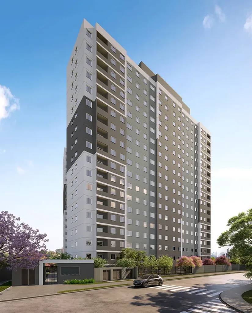 Fachada do empreendimento Flow Residencial