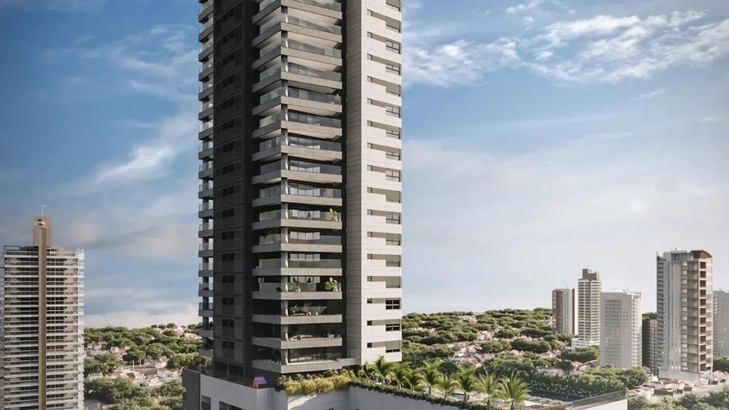 Fachada do empreendimento Harmonia da Vila – Comercial